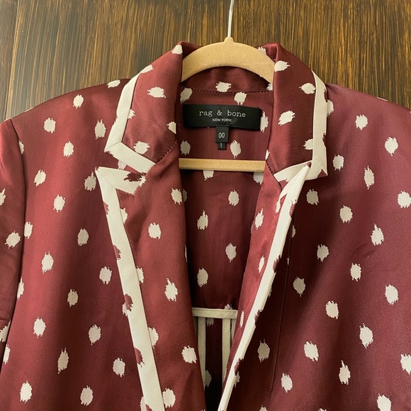 rag & bone Bonnie Polka Dot Blazer - Picture 11 of 13